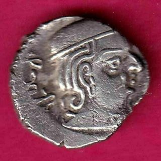 Ancient India Western Kshatrap Kings Portrait Rare Silver Coin 2