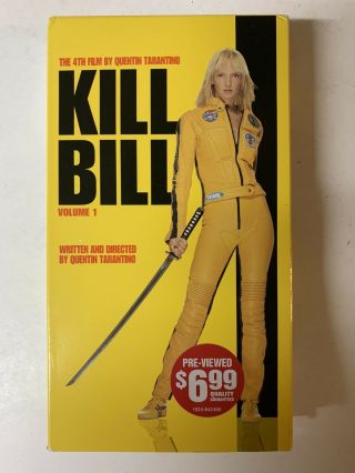 Kill Bill Vol 1 Vhs Action Violence Rare Retro Grindhouse Action Flick