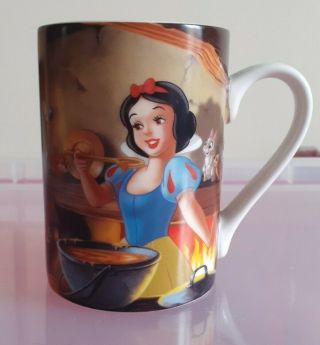Rare Disney Store Classics Snow White And The 7 Dwarfs Fine China Mug 2012