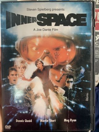 Innerspace (dvd Rare Oop 1987 Dennis Quaid Sci - Fi Comedy 80s Joe Dante