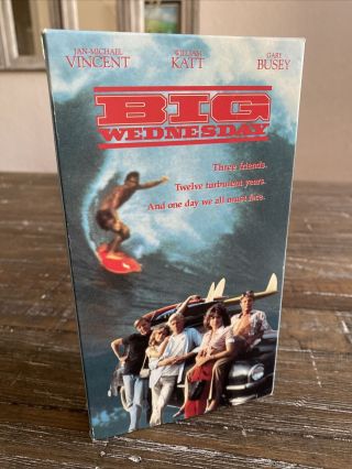 Big Wednesday (vhs,  1992) Rare 1978 Surf Movie - Gary Busey & Jan - Michael Vincent