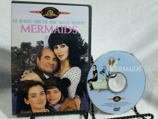 Mermaids 1990 Dvd Rare Oop Cher Winona Ryder Christina Ricci