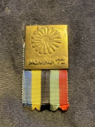 Extremely Rare Olympics Pin Badge Medal Munich 1972 Germany