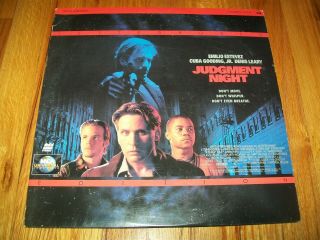 Judgment Night Laserdisc Ld Very Rare Great Film