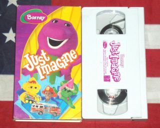 Barney - Just Imagine (vhs) Purple Dinosaur & Friends Kids Video Tape Vcr Rare