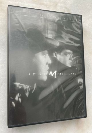 M,  Criterion Edition - Dir.  Fritz Lang (2 - Disc Set) - 1931 Rare Oop