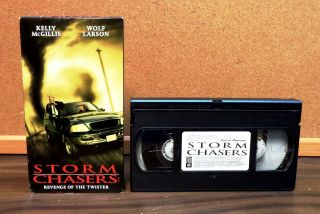 Storm Chasers,  Revenge Of The Twister (vhs 98) Kelly Mcgillis,  Wolf Larson,  Rare