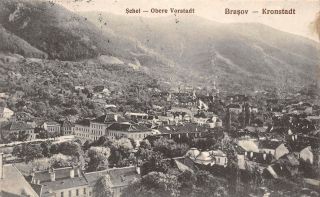 Romania 1925 Brasov Kronstadt,  Schei / Obere Vorstadt,  Rare Postcard