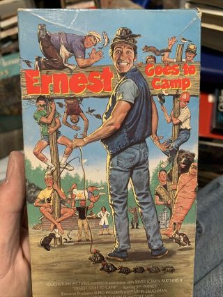 Ernest Goes To Camp Vhs Vcr Video Tape Movie Jim Varney Rare