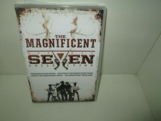 The Magnificent Seven 1 2 3 & 4 Rare Western Dvd Set Charles Bronson Brynner
