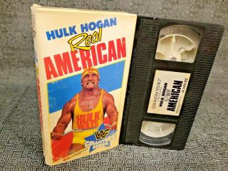 Hulk Hogan Real American Wwf Wwe Vhs Rare Coliseum Video