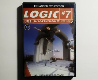 Logic Skateboard Media 7 (dvd,  2001) Rare Oop Skateboarding Video