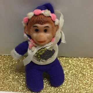 Vintage Baby Monkey Matchbox Doll Zoo Series No Box 1970s Rare Color