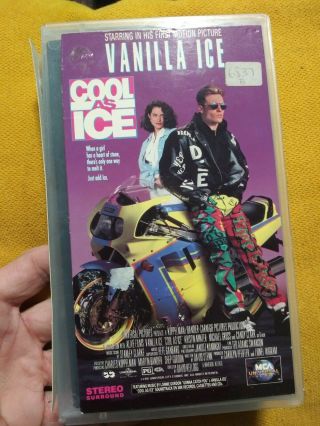 Cool As Ice - Cutbox Vhs - Vanilla Ice Rare 1991