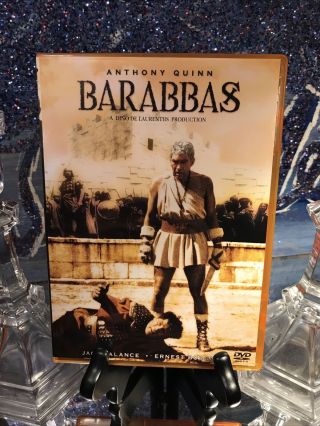 Barabbas Dvd Anthony Quinn Rare Case Like Easter Jesus Borgnine Classic Pics