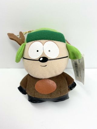 5” South Park Holiday Ornament Kyle As A Reindeer Plush Rare