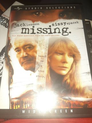 Missing 1982 (dvd,  2004) Costa Gravas Lemmon/sissy Spacek Oop Usa Region 1 Rare