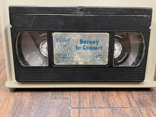 Barney In Concert (vhs,  1991) Purple Dinosaur Kids Singing - Rare Tape Only