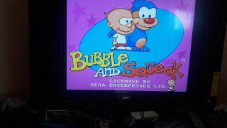 Bubble And Squeak (sega Genesis,  1994) Rare