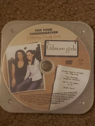 " Gilmore Girls " Tv Series 4 Rare Episodes Emmy Preview Dvd Rare,  Classic Dvd