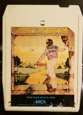 Elton John Goodbye Yellow Brick Road 8 Track Tape Rare Find