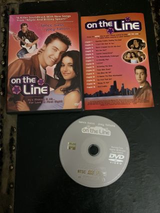 On The Line Rare Comedy Dvd Lance Bass Joey Fatone Nsync 2002 With Insert
