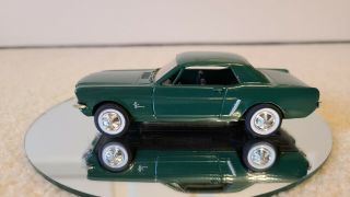 Ertl 1:43 1964 1/2 Ford Mustang Coupe " Rare Green Color " Kept In Display Case