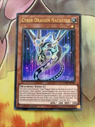 Lds2 - En032 Yugioh Cyber Dragon Nachster - Ultra Rare - 1st Edition