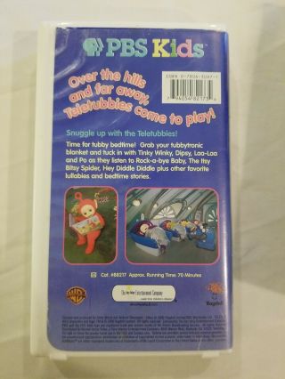 Teletubbies Bedtime Stories and Lullabies (VHS,  2000) PBS Kids S/H RARE 3