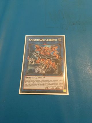 1x Ultra Rare Knightmare Cerberus Mp19 - En026 1st Edition