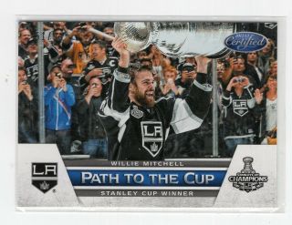 2012 - 13 Panini Certified Path To The Cup Willie Mitchell /99 - Rare - Kings