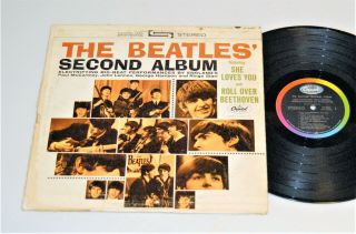 Rare 1964 Orig The Beatles Second Album Lp St - 2080 Stereo 2/s Plays Vg,