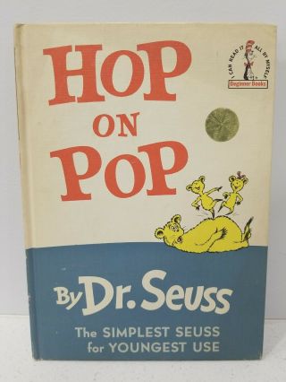 Hop On Pop,  Dr Seuss,  True 1st Edition,  1963 Rare