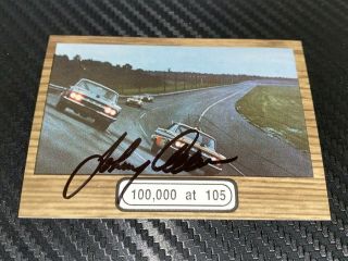 Johnny Allen 100k At 105 10 Rare 1991 Pioneers Of Racing Vintage Signed Card