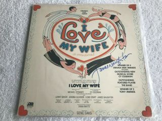 Rare Vintage I Love My Wife Musical 1977 Lp Authentic Autograph James Naughton