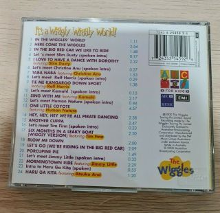 The Wiggles It ' s A Wiggly Wiggly World CD 2000 | ABC For Kids | VGC | RARE 2