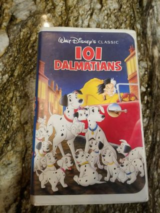 101 Dalmatians (vhs 1263) | Walt Disney Classic | Black Diamond Edition Rare