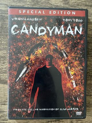 Candyman Special Edition 1992 Dvd,  Insert Rare Oop Horror Region 1 B2g1free