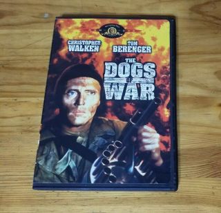 The Dogs Of War (1980) On Dvd Mgm Rare Oop Cult War Christopher Walken Berenger