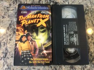The Man From Planet X Rare Oop Midnite Movies Vhs 1951 Classic Sci - Fi Horror