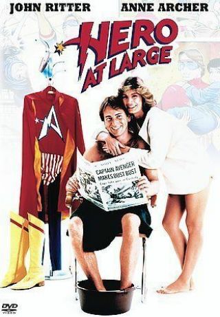 Hero At Large (dvd,  2005) John Ritter Comedy Rare Oop