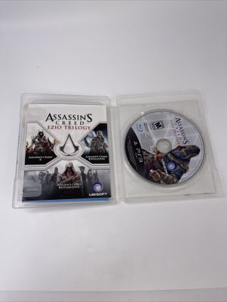 Sony PlayStation 3 Assassin’s Creed EZIO Trilogy Vintage Rare Authentic PS3 3