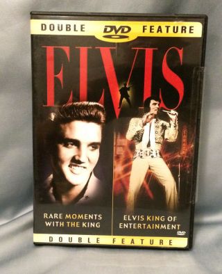Elvis - Rare Moments With The King/ King Of Entertainment (dvd,  2002)