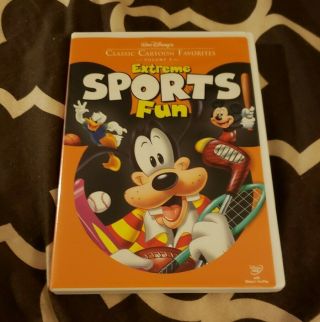 Rare Oop Disney Classic Cartoon Favorites Extreme Sports Fun Volume 5 Dvd Goofy