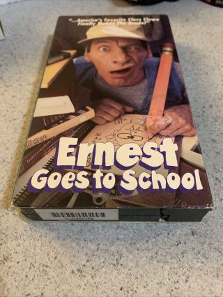 Ernest Goes To School Jim Varney 1994 RARE OOP HTF VG, 3