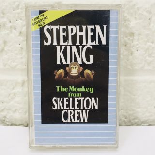 Vtg‼ Rare‼ Stephen King The Monkey Audio Book Skeleton Crew Cassette Tape •vguc‼