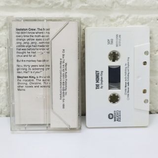 VTG‼ RARE‼ Stephen King THE MONKEY Audio Book Skeleton Crew Cassette Tape •VGUC‼ 3