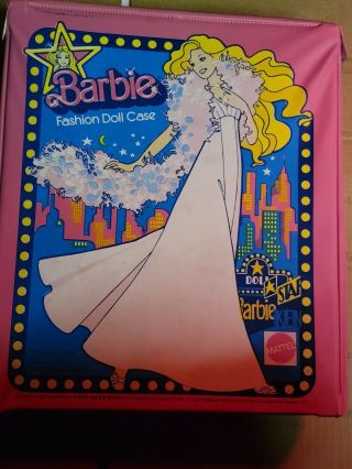 Rare Vintage Mattel 1977 Barbie Fashion Doll Case Suitcase Color Pink
