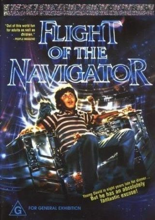 Flight Of The Navigator (dvd) Region 4 Rare & Out Of Print 1986 Gc
