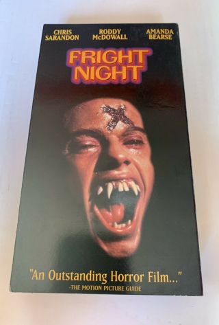 Fright Night Vhs Horror Classic Rare Vampire